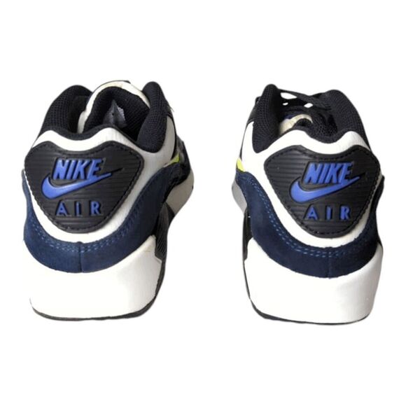 NIKE Air Max 90 "Midnight Navy Bolt" Running Shoes Size 6.5Y/W8 - Picture 5 of 12